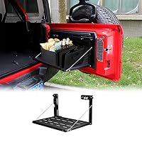 cartaoo Rear Door Foldable Tailgate Table Cargo Shelf Fit for 2018-2019 Jeep Wrangler JL 2/4 Door (JL)