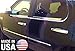 Made in USA! Compatible with 2007-2014 Chevy Tahoe 4PC Stainless Steel Chrome Window Sill Trim Overlay