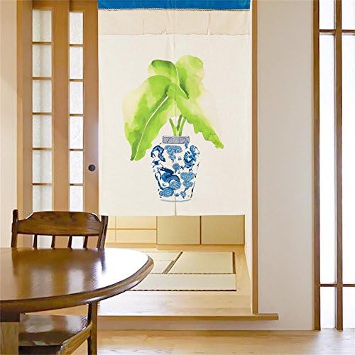 MR FANTASY Japanese Noren Doorway Curtain/Tapestry Blackout Door Durtain Panel Chinese Pattern 33''X47''