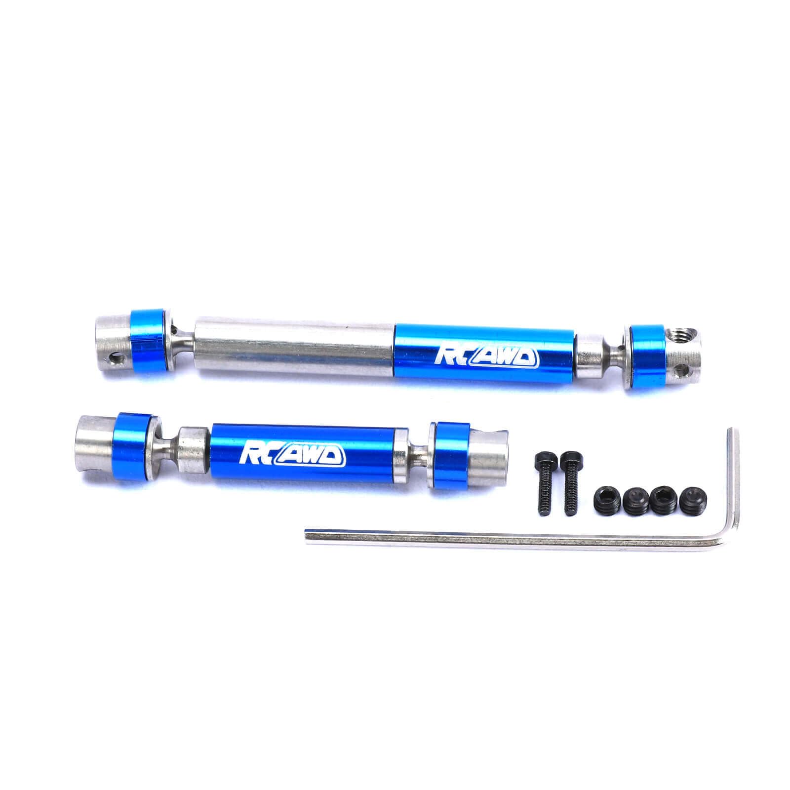 Photo 1 of RCAWD Steel Center Drive Shaft for 1/18 CR18P Driveshaft EVO Rock Van Trail Hunter Series Upgrades Part Blue