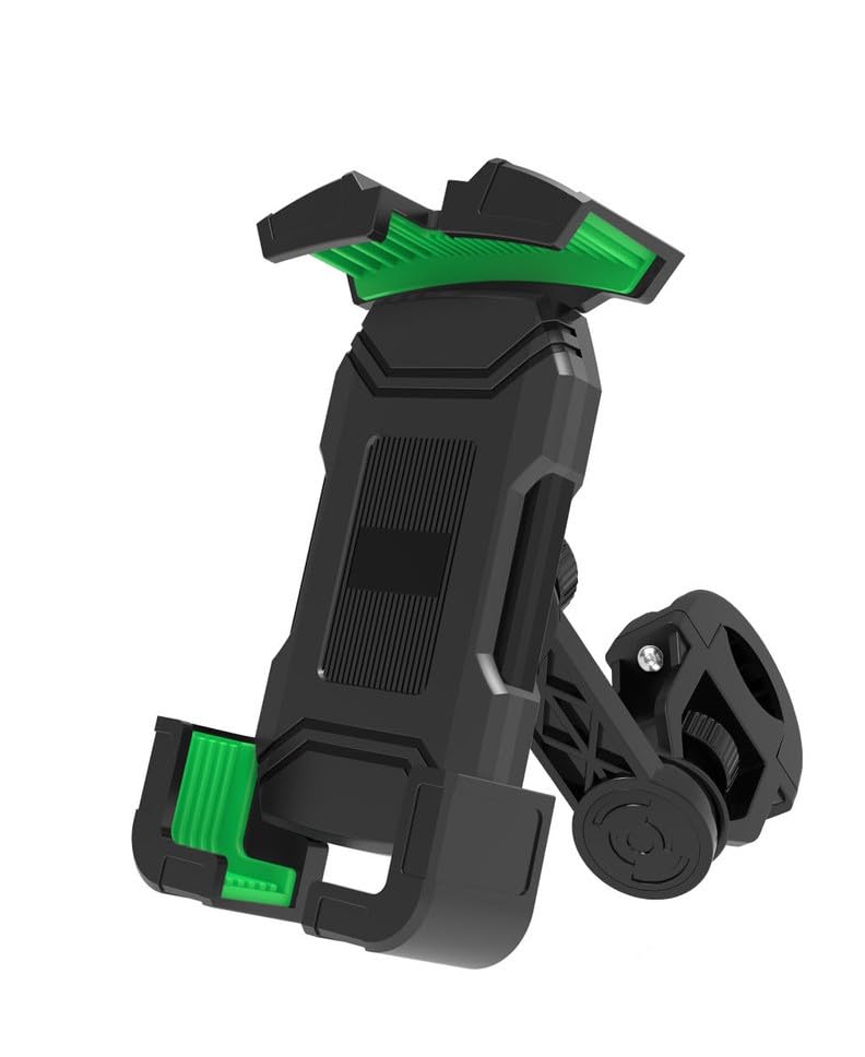 kimairy 360°Rotate Strong Sturdy Bike Phone Holder Mount Handlebar Riser Mountain Frame Cell Phone Stand Ebike Well-Built Design Cycling Pouch Cell Holder Heybike Suitable Smart Phones