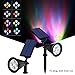 Perfectwo Solar Spotlights, 2-in-1 Colored Adjustable 4 LED Wall/Landscape Solar Lights with Automatic On/Off Sensor, 2 Pack