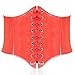 Hanerdun Lace-up Corset Elastic Retro Cinch Belt Waist Belt Four Sizes