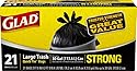 Glad Strong Quick-Tie Large Trash Bags - 30 gallons - 21 ct