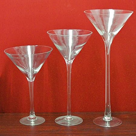 Firefly Giant Martini Glass Vase 23 Inch 2 Pack Amazon Co Uk