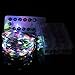 Homeleo 10M 100LED Battery Powered LED String Lights w/ Remote Mini Tiny LED Lamps on Flexible Thin Silver Wire Blinking Twinkle Steady On LED Starry Fairy Lighting(Remote,Multi-color)