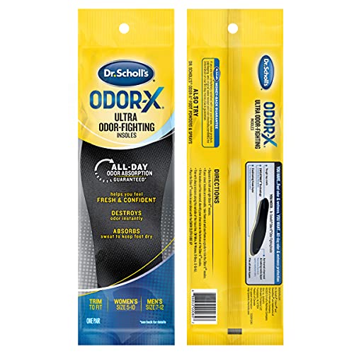 Dr. Scholls Scholl's Odor X Odor Fighting Insoles With Activated