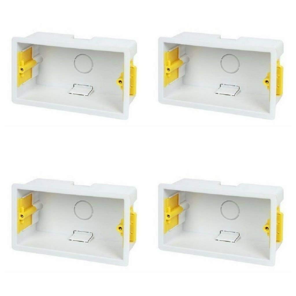 Appleby SB631 Dry Lining"Fast Fix" Boxes Double 2 Gang 47mm Deep (Pack of 4)