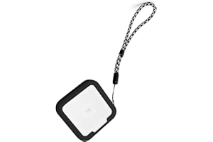 Crovakeu Coque en silicone anti-rayures pour lecteur carré 2ème génération avec lanière et ventouse, coque de protection soup