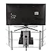 FITUEYES Farmhouse TV Stand for 65 inch TV Media Console Storage Cabinet Entertainment Center for Living Room (Espresso, 59 inch)