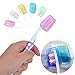 massmall 5 Pcs Toothbrush Head Cover Case Cap Brush Cleaner Protect for Hiking Travel Camping