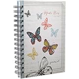 Made New Butterfly Hardcover Wirebound Journal