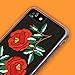 Zero Gravity Apple iPhone 7 Plus / 8 Plus Ojai Phone Case - Embroidered Rose Design - 360° Protection, Drop Test Approved