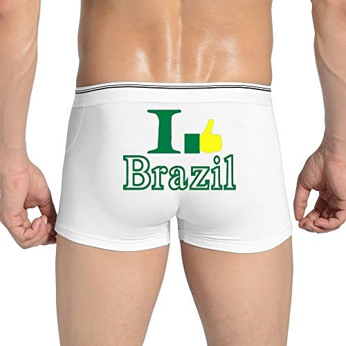 Men's I LIKE BRAZIL Boxer Brief White