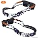 TORTUGA STRAPS FLOATZ Relaxed Fit Maui Blue Black -2 Pk Floating Sunglass Straps