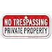 Private Property No Trespassing Sign, 6