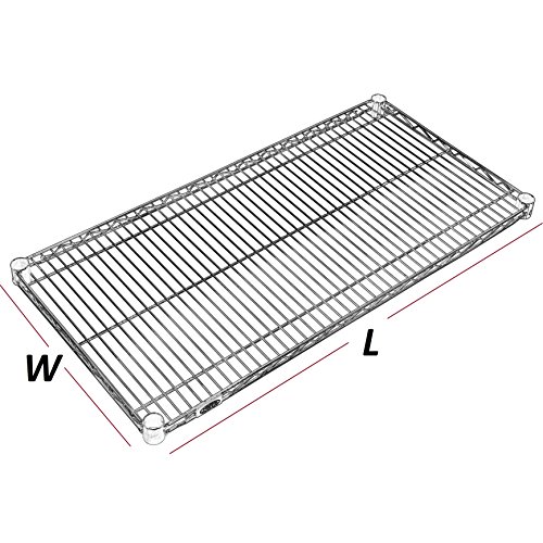 Nexel Additional Wire Shelf for Wire Shelving Units, 600800 lb