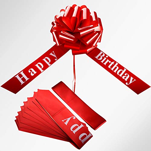 Happy Birthday Car Bow Large Car Ribbon Bow Wrapping Bow Decorative