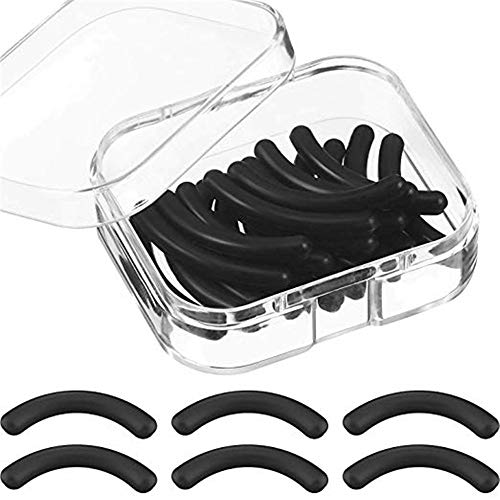 PPX 30 Pieces Curler Refills Eyelash Curler Refill Pads Silicone Rubber Curler Replacement Refills Pads for Universal Eyelash Curler with a Clear Storage Box - Thumbnail 7
