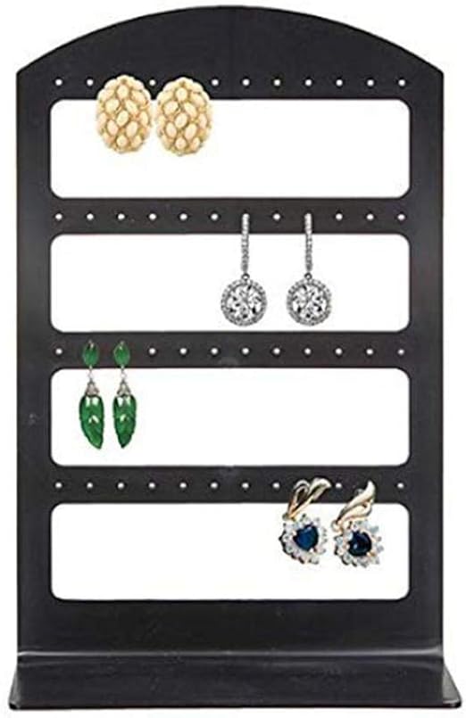 48 Agujeros Organizador De Joyería Estante Soporte De Plástico Soporte