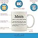 Got Me Tipsy - Mom Definition Funny Coffee Mug 11 oz