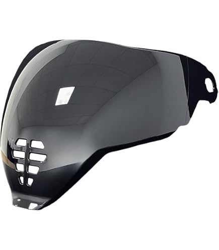 Airflite Shield Uv-protected For ICON IC-06 Airflite Face Shield Replacement Helmet Visor (Revo Clear Red-day and night) : Automotive