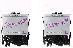 LSTYLE Dart Tips: Original Lippoint - Soft Tip Dart Points - 2BA Thread - Regular Length - 2 Pack Black