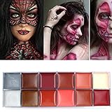 Body Painting Flash Tattoo Imagic Brand 12 Colors Face Paint Palette Halloween Makeup Temporary Tatoos Glowing Painting Make Up #2