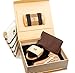 Beard kit - Beard Brush and Comb, Shaping Template & Travel Bag + 2 Gifts! Beard Men Gift Set for a Professional Beard Care, Styling, Grooming & Trimming by BeardAbout
