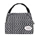 Aosbos Lunch Bags for Women Lunch Box for Girls Kids Insulated Lunch Cooler Bag Lunchbox Adult Lunch Tote Bag Food Meal Prep Bag Bento Box Carrying Bag Work School Picnic (Polka Dots)