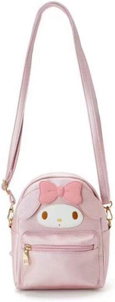 YOURNELO Girl's PU Leather Kitty Melody Mini Leisure Shoulder Bag Crossbody Bag Backpack (Melody)