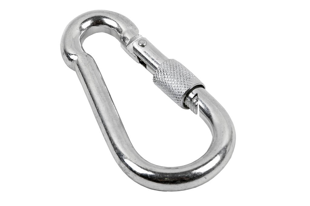 CoFan 18002606 – Pack of 10 Carabiner with Lock (11 x 120 mm)