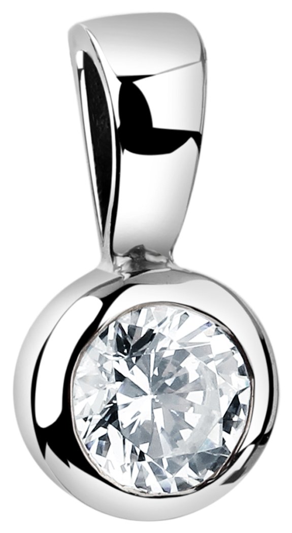 Nenalina 261207-019 Stone Pendant for Women's Necklace with Cubic Zirconia in 925 Sterling Silver