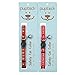 PUPTECK Breakaway Cat Collar with Bell Charm, 2 Packs Adjustable Kitty Collars, Christmas