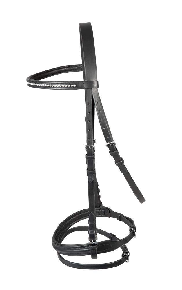 PFIFF 'Staines' Bridle Black/White Full