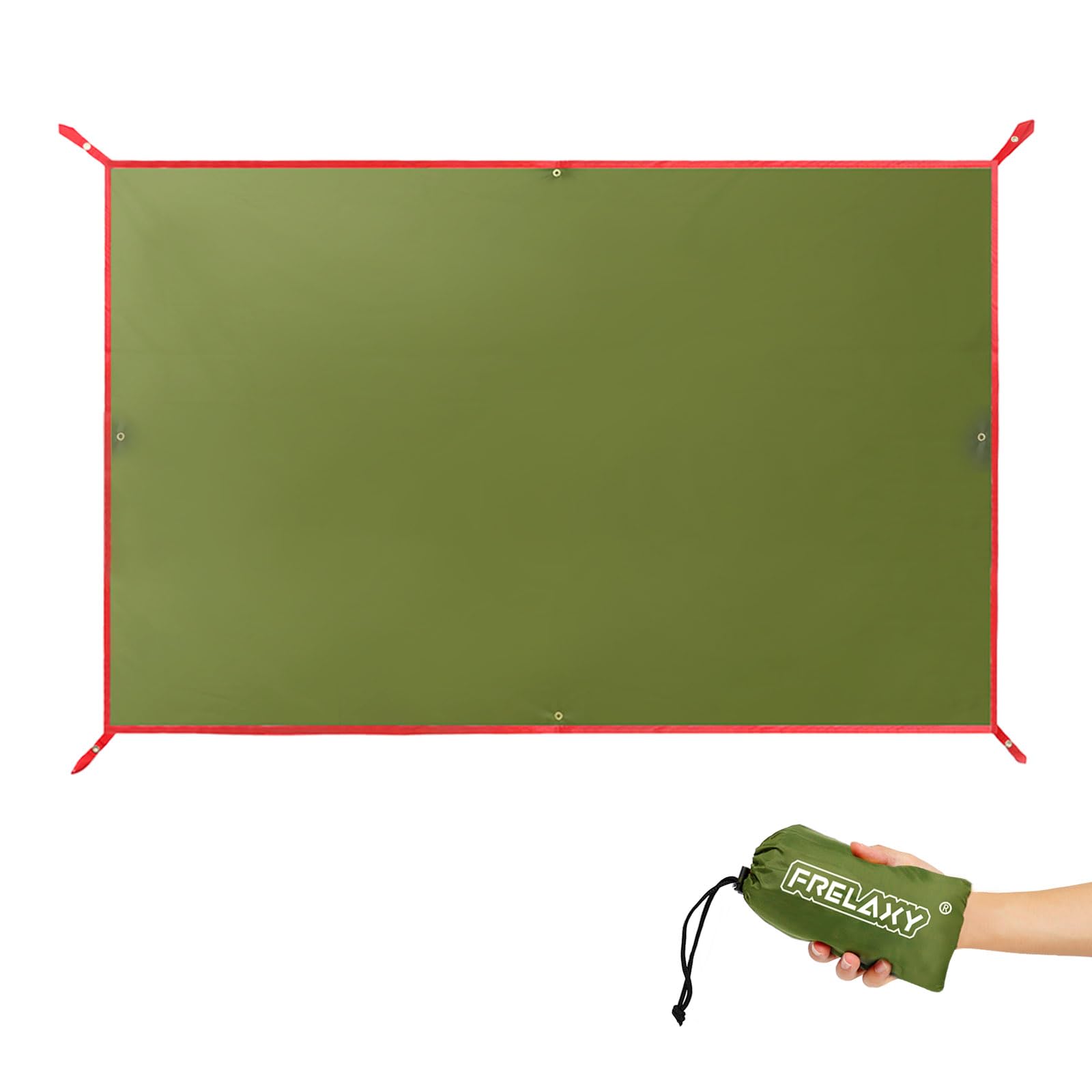 Photo 1 of Frelaxy Tent Footprint, Waterproof Camping Tarp, Durable Tent Floor to Elevate Your Camping, Hiking, Backpacking, Hammock, Beach Experience