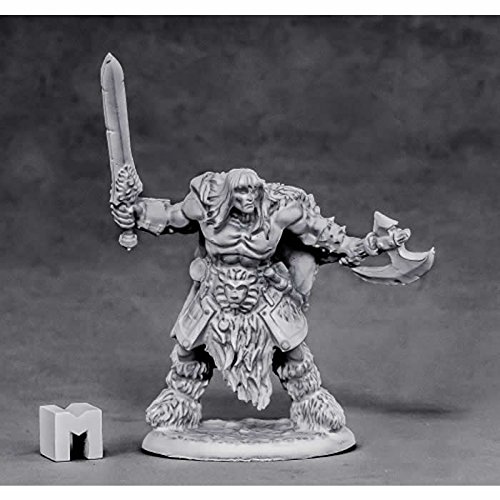 Reaper Miniatures Ankoa, Barbarian Hero #03869 Dark Heaven Unpainted Metal Mini