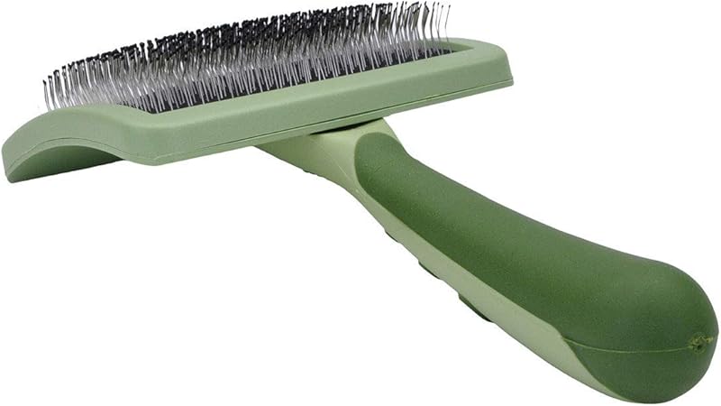 curved slicker brush dogs