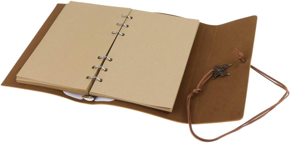 Diário em couro recarregável