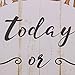 NIKKY HOME Laundry Room Decor Sign, 12 x 16 inch Vintage Farmhouse Rustic Wood Framed Funny Wall Art Plaque - Laundry Today or Naked Tomorrow