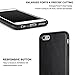 TENDLIN iPhone 6s Plus Case Leather Back Flexible TPU Silicone Hybrid Slim Case for iPhone 6 Plus and iPhone 6s Plus (Black)