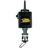 Gear Keeper Scuba Retractable Lanyard for Dive Console &amp; Depth Gauge | Scuba retractor clip, keeps scuba gear &amp; diving accessories secure &amp; accessible, USA made gauge console clip