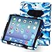 ACEGUARDER Apple Ipad Air Ipad 5 Case Waterproof Rainproof Shockproof Kids Proof Case for Ipad 5 (Gifts Outdoor Carabiner + Whistle + Handwritten Touch Pen) (Aceguarder Brand) (NAVY/BLACK)