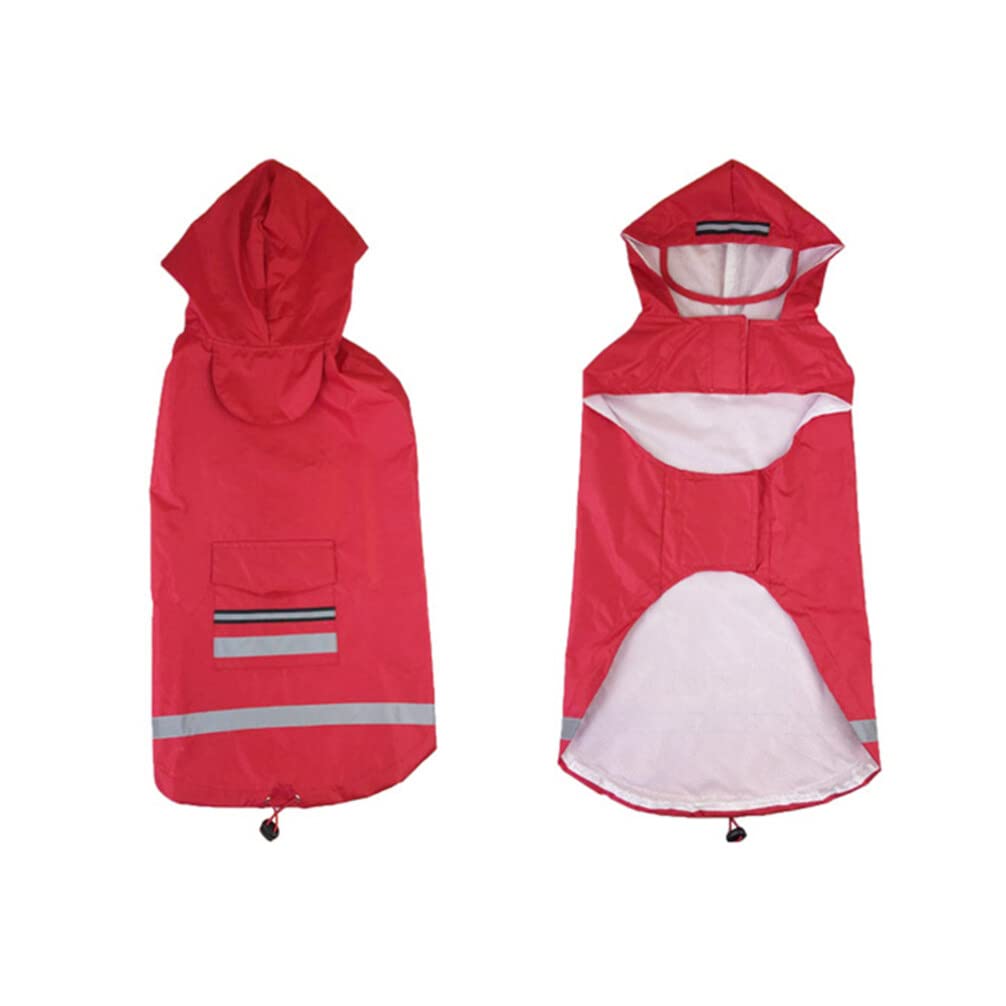 Mipcase Poncho Small Dog Raincoat Rain Coats for Dogs Jacket Slicker Clothing Large Slicker Snow Suit Red Golden Retriever coat Puppy coat