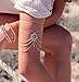 Boosic Bohemian Turquoise Drop Bead Armlet Gold Chain Fringes Upper Arm Bracelet Cuff For Women