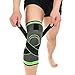 Lixinsunbu Knee Brace Support with Adjustable Compression Straps for Running,Jogging, Cross Fit, Sports, Joint Pain Relief. Arthritis and Injury Recovery -Single Wrap (Large)