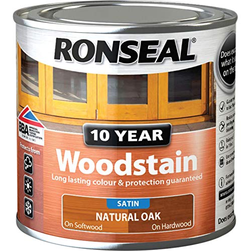 Ronseal 10 Year Woodstain Natural Oak 250ML