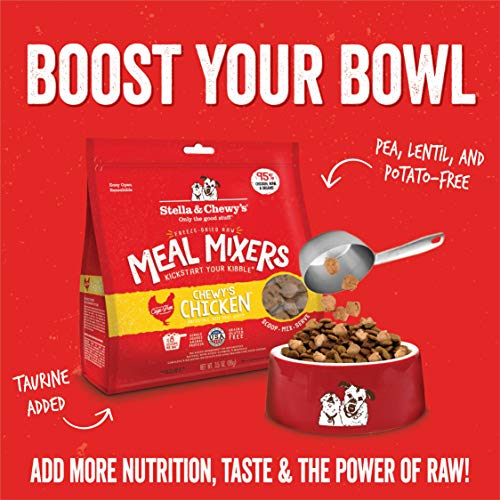 Stella & Chewy's Freeze-Dried Raw Chewy's Chicken Meal Mixers Dog Food Topper, 8 oz. Bag