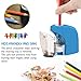 SanSiDo Electric Pencil Sharpener, Small and Portable Pencil Sharpener for NO.2 Pencils and Colored Pencils, Auto Feature and Durable for Classroom, Home and Office, USB Cable (Blue)