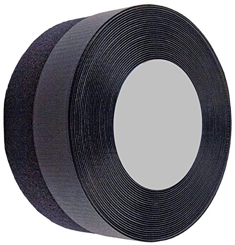 Sea Star 2 inch 10 Yards black Sew on Hook and Loop Sew On Fasteners (10yards, black)